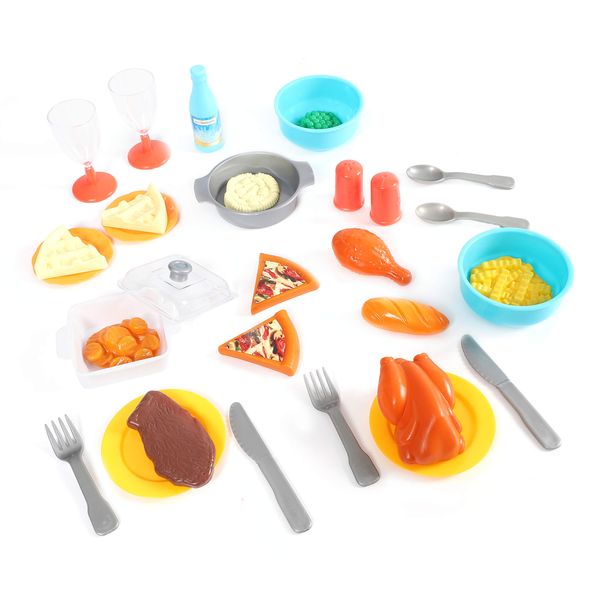 Just Like Home Play Fun Dinner Set, Multi (AD19875)