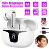 150 Languages Two-Way Translator Earbuds Wireless Headphone Bluetooth Headset !