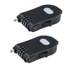2 Pcs Suitcase Locks, Luggage Locks, Padlocks with Code, Small Combination Padlock