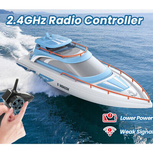 H139 RC Electric Boat 20Mins 10MPH 2.4GHz Racing Boat Remote Control Boat Toys