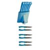 Bistro Set of 6 Steak Knives + Knife Block