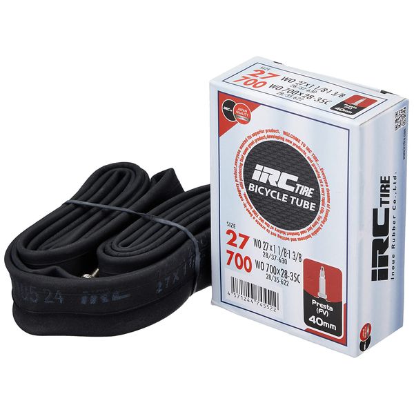 IRC TIRE 28949J Bicycle Tube 700X28-35C Presta 1.6 in (40 mm) Valve