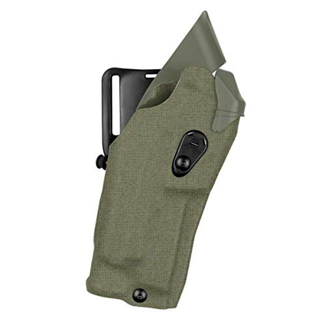 Safariland 6390RDS Level Two Retention Duty Holster, Red Dot Sight Compatible, Cordura Ranger Green, Right Hand, Fits: STI STACC P 4.4" Surefire X300U