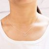 Philip Jones Sterling Silver Initial O Necklace