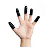 Bertech Static Dissipative Latex Conductive Finger Cots, Powder-Free, Large, Black (Pack of 720)
