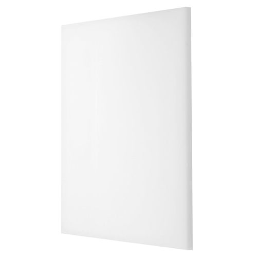 MECCANIXITY UHMW Sheet Ultra High Molecular Weight Polyethylene Sheet, 1/4" Thick Hard HDPE Plastic Sheet Board for DIY Craft 8" x 8" White