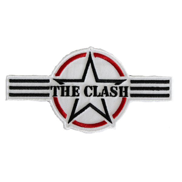 C&D Visionary Application The Clash AF Logo Patch, White