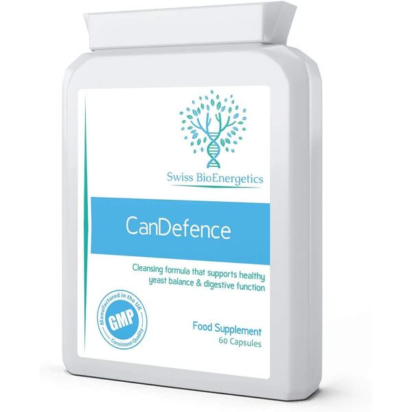 CanDefence 60 Capsules - Candida Support - Ultimate Extra Strength All-in-ONE Formulation