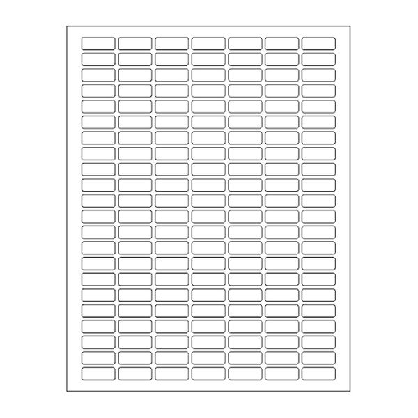 White Rectangular Labels + Bonus Color Labels - Value Pack - White Coding Labels Produce Excellent Results with Standard Laser Printer-Template Included! 1138 Pack