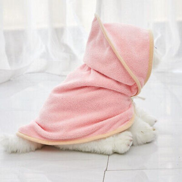 Household Pet Bathrobe Water Absorbent Bath Towel Fast Drying Pet Shower Towel