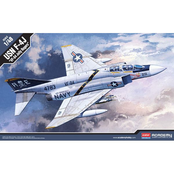 Academy USN F-4J VF-84 Jolly Rogers Model Kit