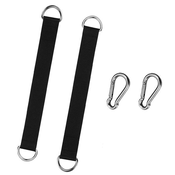 2 PCS Tree Swing Straps Tree Swing Hanging Kit, Fitness Pull Up Hanging Straps Perfect for Tree Swing Seat,Hammock,Plank,Hammock,Cable Machine Attachment for Gym