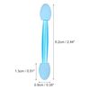 VOCOSTE 50pcs Dual Side Eye Shadow Sponge Applicator with Container Eyeshadow Brush Makeup Applicator Blue