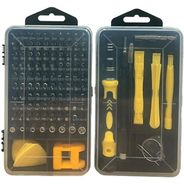 Precision Screwdriver Set, Professional 115 in 1 Magnetic Repair Tool Kit with C