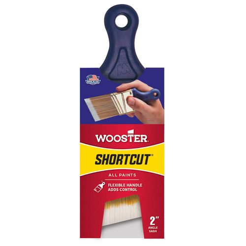 Wooster Brush Q3211-2 Shortcut Angle Sash Paintbrush, 2-Inch, White