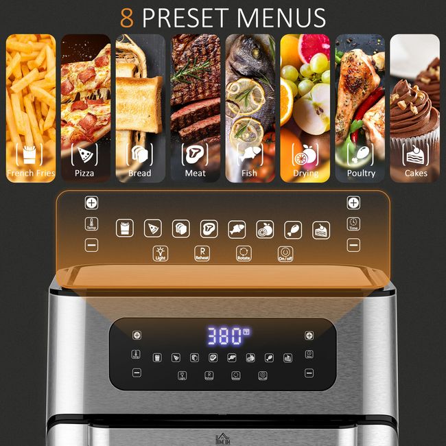 Innsky Quart Air Fryer Oven With Rotisserie Dehydrator, 50 OFF