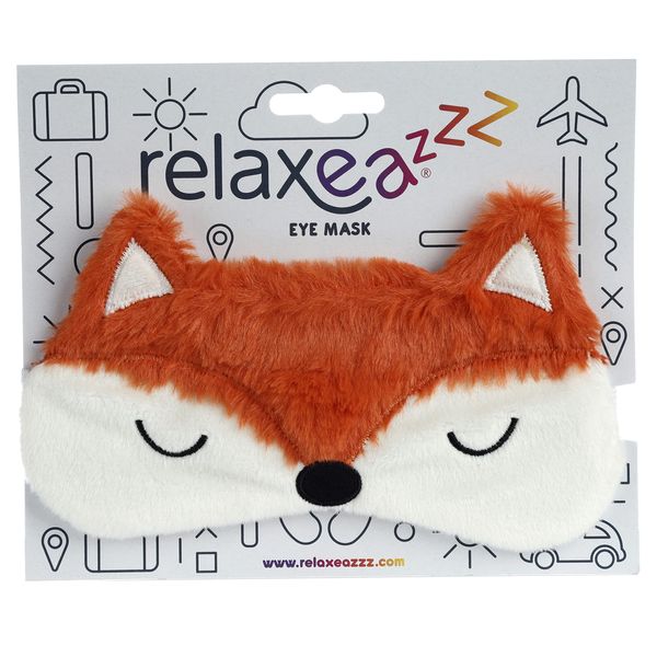 Puckator Relaxeazzz Plush Fox Eye Mask