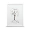 Alternative guest book | Fingerprint tree (A3-42x30cm, Print & Standard Frame)