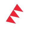Red Paper Pennant Banner