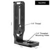 DSLR L Bracket Camera Tripod Quick Release Plate Horizontal/Vertical Compatible with Arca Swiss 1/4" Thread L-Bracket
