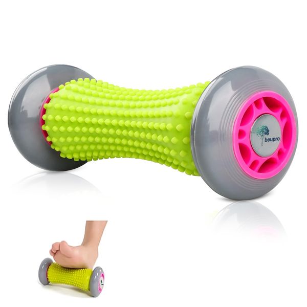 beupro Foot Massage Roller, Muscle Roller Stick for Plantar Fasciitis Recovery and Tight Muscles Relax