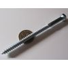 Zinc Hex Head Lag Screw 1/2 Hex Size 5/16 Thread x 5.0" Length, 50 pcs