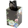 Pearl Glasses Stand, Black, Floral