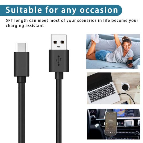 DIIMO 10W Fast USB C Power Charger for Jitterbug Lively Smart 3rd Generation, Jitterbug Flip 2nd, Charger Charging Cable Cord Type C