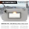 Sun Visor + Lamp Gray Driver Left side For NISSAN Altima 2013-2018 96401-3TA2A