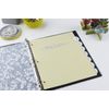 Avery Insertable Style Edge Plastic Dividers for 3 Ring Binders, 8-Tab Set, Assorted White Frosted Designs, 1 Set (11291)