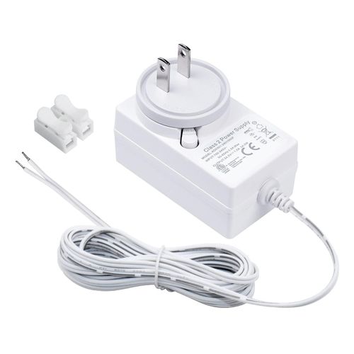 24 Volt Doorbell Transformer 110V/120V AC to DC 24V Adapter Compatible with LED Strip Light, Ring Doorbell and Thermostats
