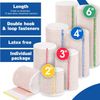 Premium 8 Pack Elastic Bandage Wrap (2X2", 2X3", 2X4", 2X6"), Compression Wra...