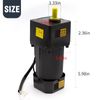 120W 10K 110V Adjustable Variable Gear Reducer Motor with Speed Controller for Industry Rated Speed 150r/min