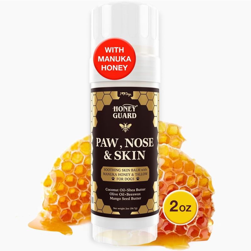 iHeartDogs Honey Guard Paw, Nose & Skin Dog Healing Balm - Manuka Honey ...