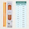 KnitPro Trendz Single Pointed Needles 10" (25cm) | 10.00mm