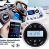 Marine Stereo Audio System Receiver with Bluetooth, USB, AUX input, FM/AM Radio