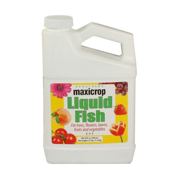 Maxicrop Liquid Fish Quart -Great for Lawns and Vegi Gardens!