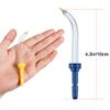 Yaomiao Replacement Tips Compatible with Waterpik 2 colors Periodontal Tips Dental Water Flosser Tips Replacement Tips Water Flossers (Like WP-100) and Other Oral Irrigators (4 Pieces)