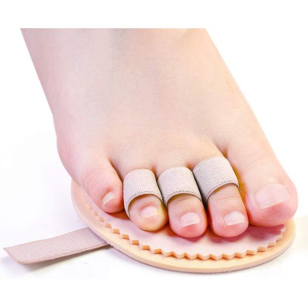 Welnove Toe Straightener Hammer Toes Corrector Pack of 2 3 Holes for Claw Toe...