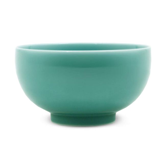 Hakusan Porcelain 5 Inch Deep Noodle Rice Porcelain, Celadon, Φ6.1 x 3.3 inches (15.5 x 8.5 cm), 31.4 fl oz (900 ml), Hasami Ware, Made in Japan hakusan porcelain