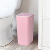 Eleckey Small Trash Can with Lid(Pink) - 2 Pack