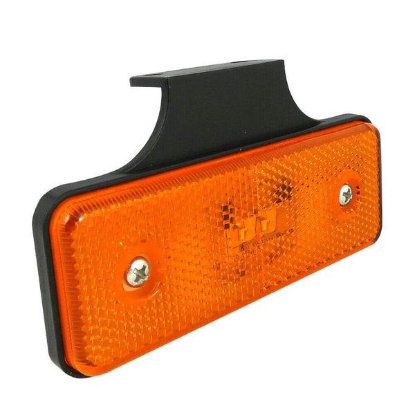 Other 6X L0031 12V AMBER WITH BRACKET LED Yellow Side Marker Lights Indicator