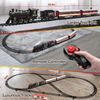 Train Set for Kids,Remote Control Locomotive Engine under Christmas Tree,Electri