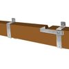 Slip Rail Bracket with Fittings - Galvanised