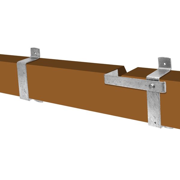 Slip Rail Bracket with Fittings - Galvanised