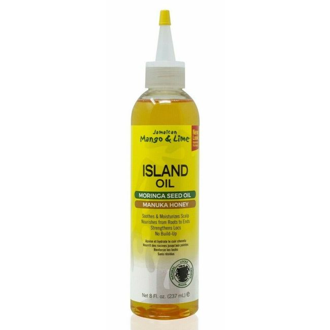 Jamaican Mango & Lime Island Oil for scalp and roots 8 oz