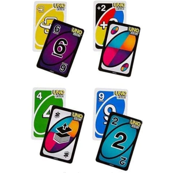 Mattel Uno Flip Card Game, Combo Pack of 2