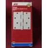 4 in. PRIME COATEDl Square Corner Security Door Hinges BY ACE 5297239