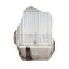 WISFOR 32" Irregular Dimmable Wall Vanity Mirror Cloud Shape LED Bathroom Mirror
