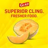 Glad Cling N Seal Plastic Food Wrap, 200 Square Foot Roll (Package May Vary)